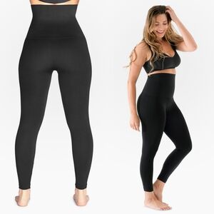 New Belly Bandit Black Mother Tucker Postpartum Compression‎ Leggings Medium